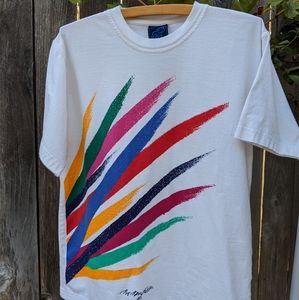 Vintage 90s Scandinavian Bo Bendixen Graphic Shirt